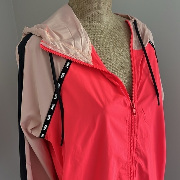 NWT PINK Victoria’s Secret Full Zip Anorak Jacket XS/S - Picture 4 of 6
